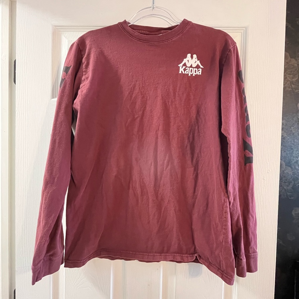 Kappa Burgundy Crew Neck Top